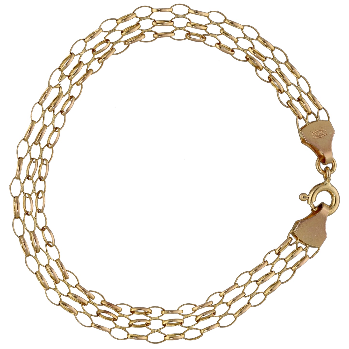 9ct Gold Belcher Bracelet
