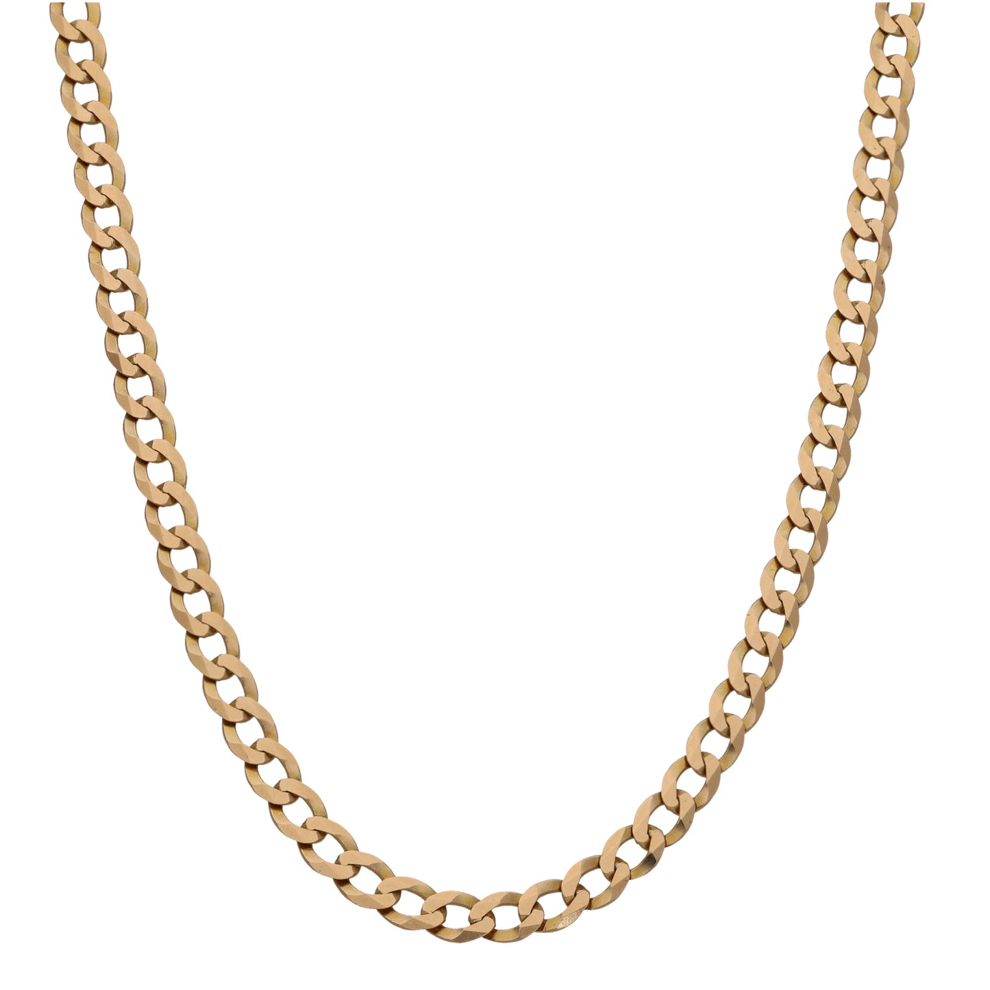 9ct Gold Curb Chain 20"