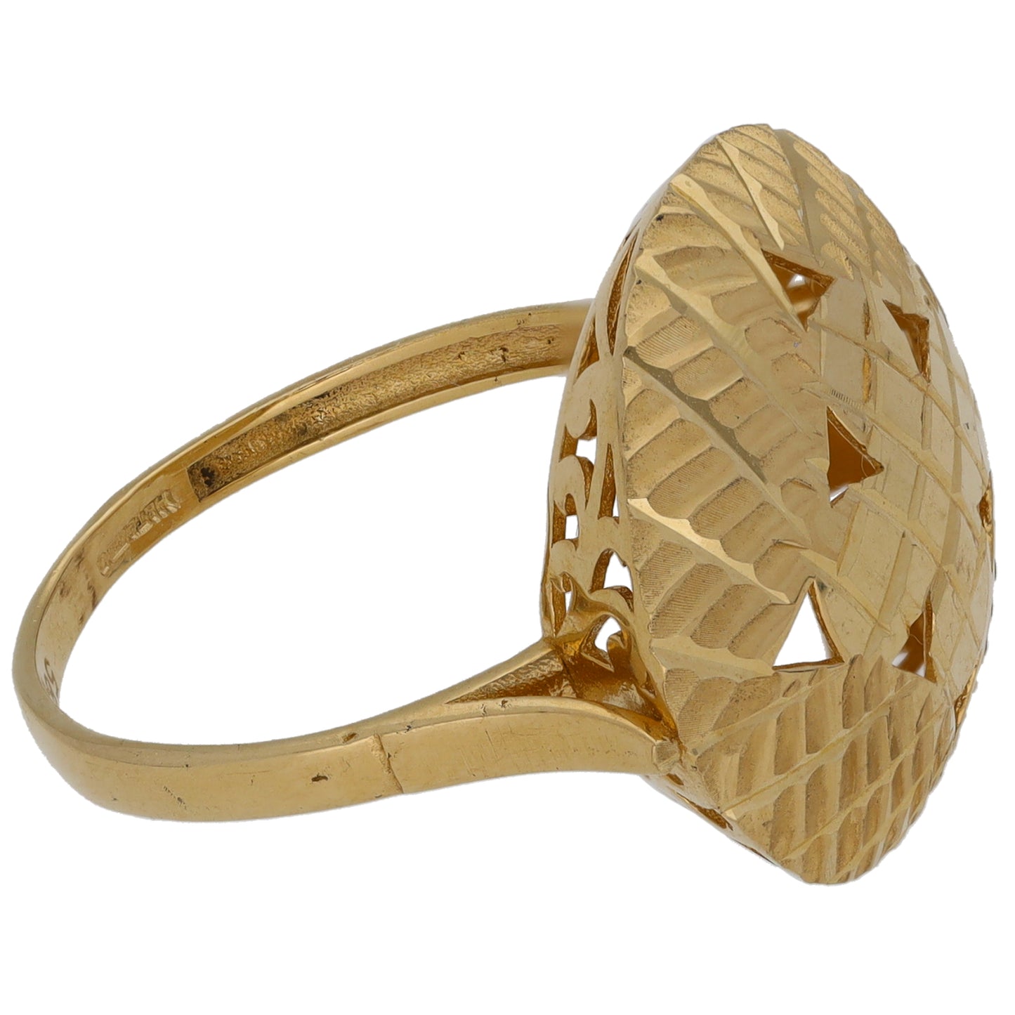 14ct Gold Alternative Ring Size O