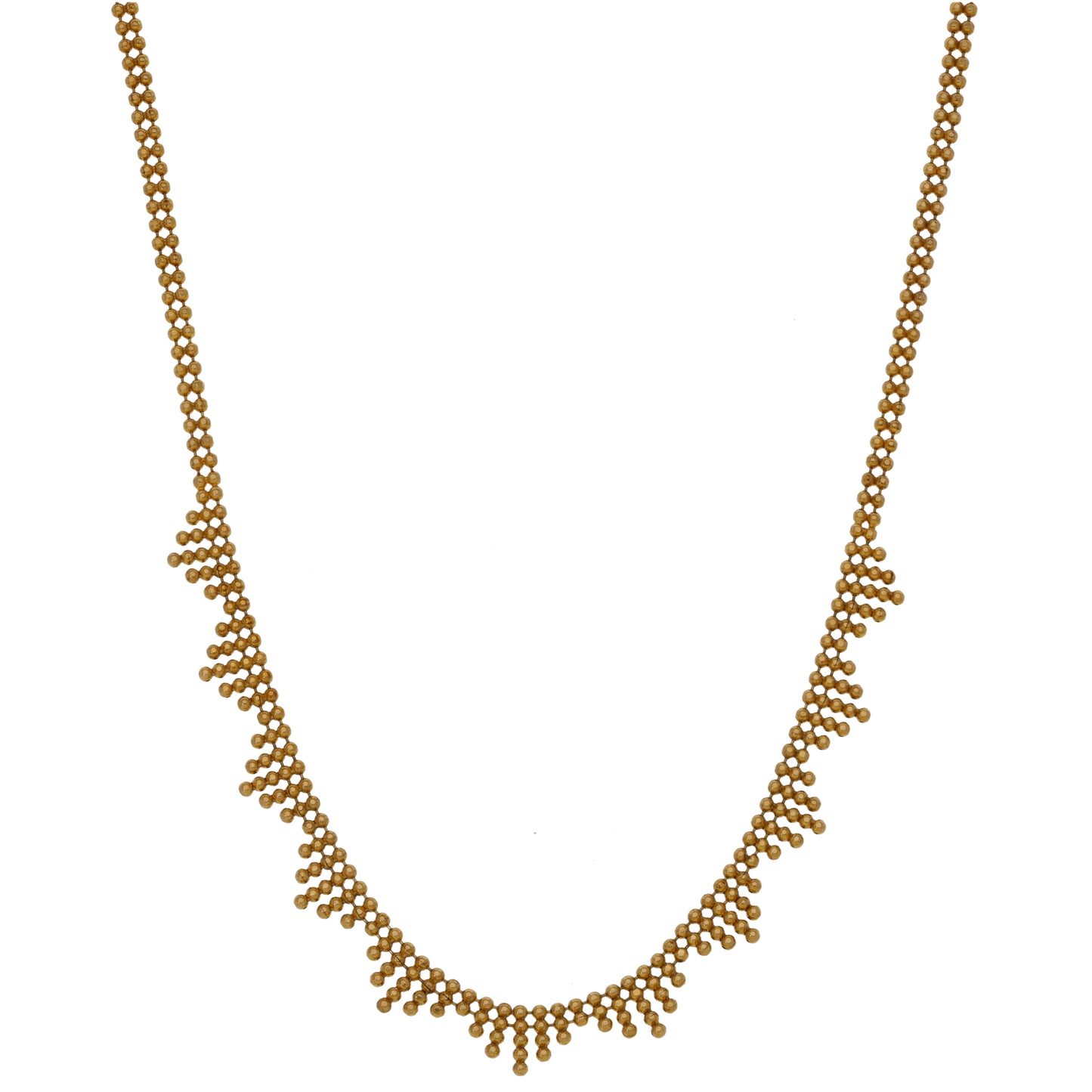 9ct Gold Fancy Necklace 16"