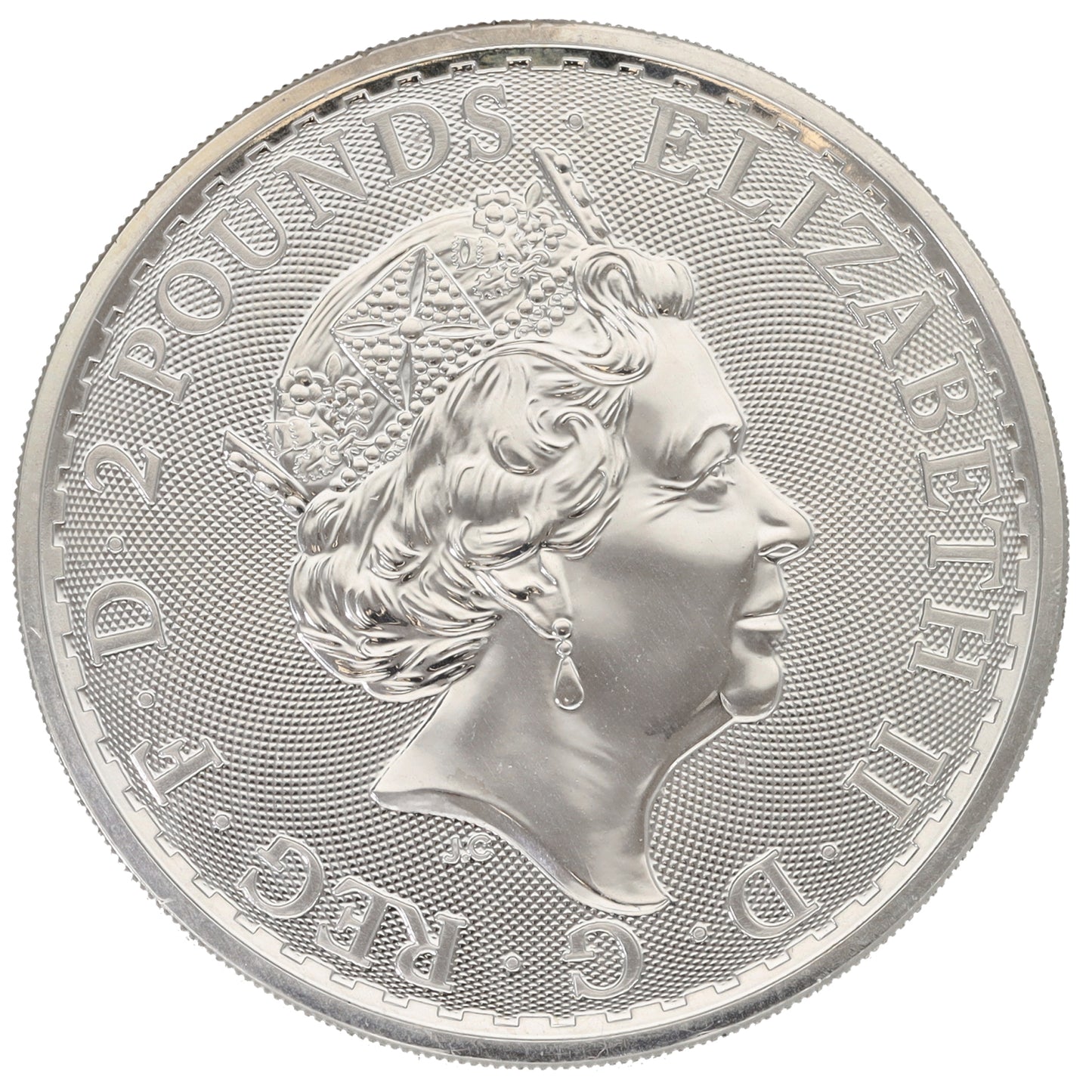 Fine Silver Queen Elizabeth II 1 OZ Britannia Coin 2019