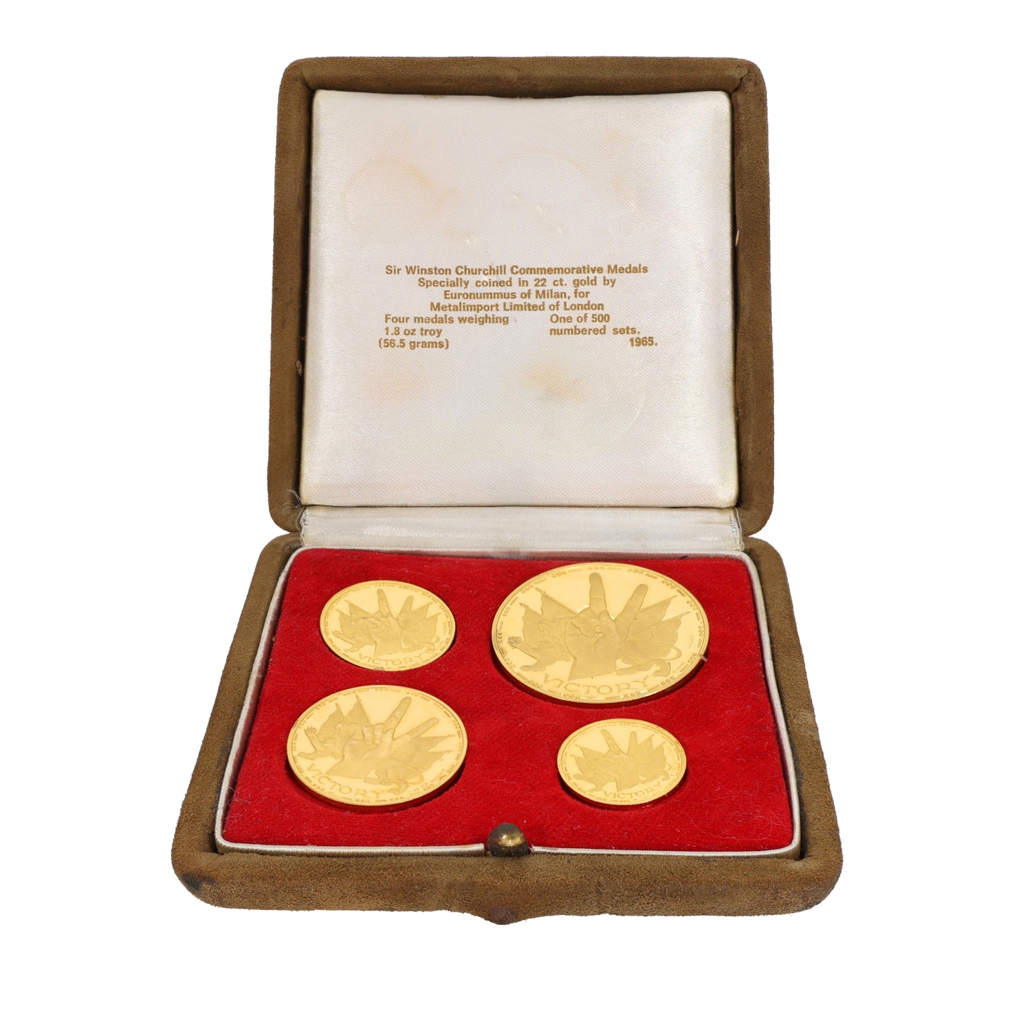 22ct Gold Sir Winston Churchill Medal Collection