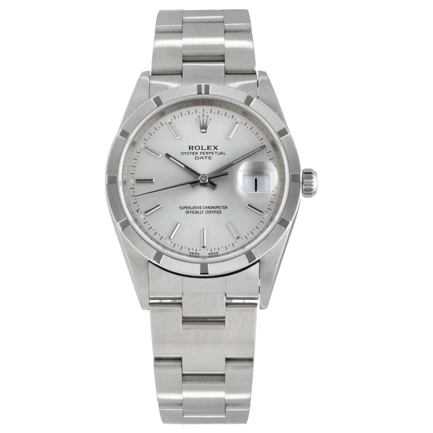 Rolex Date 15210 34mm Stainless Steel Watch