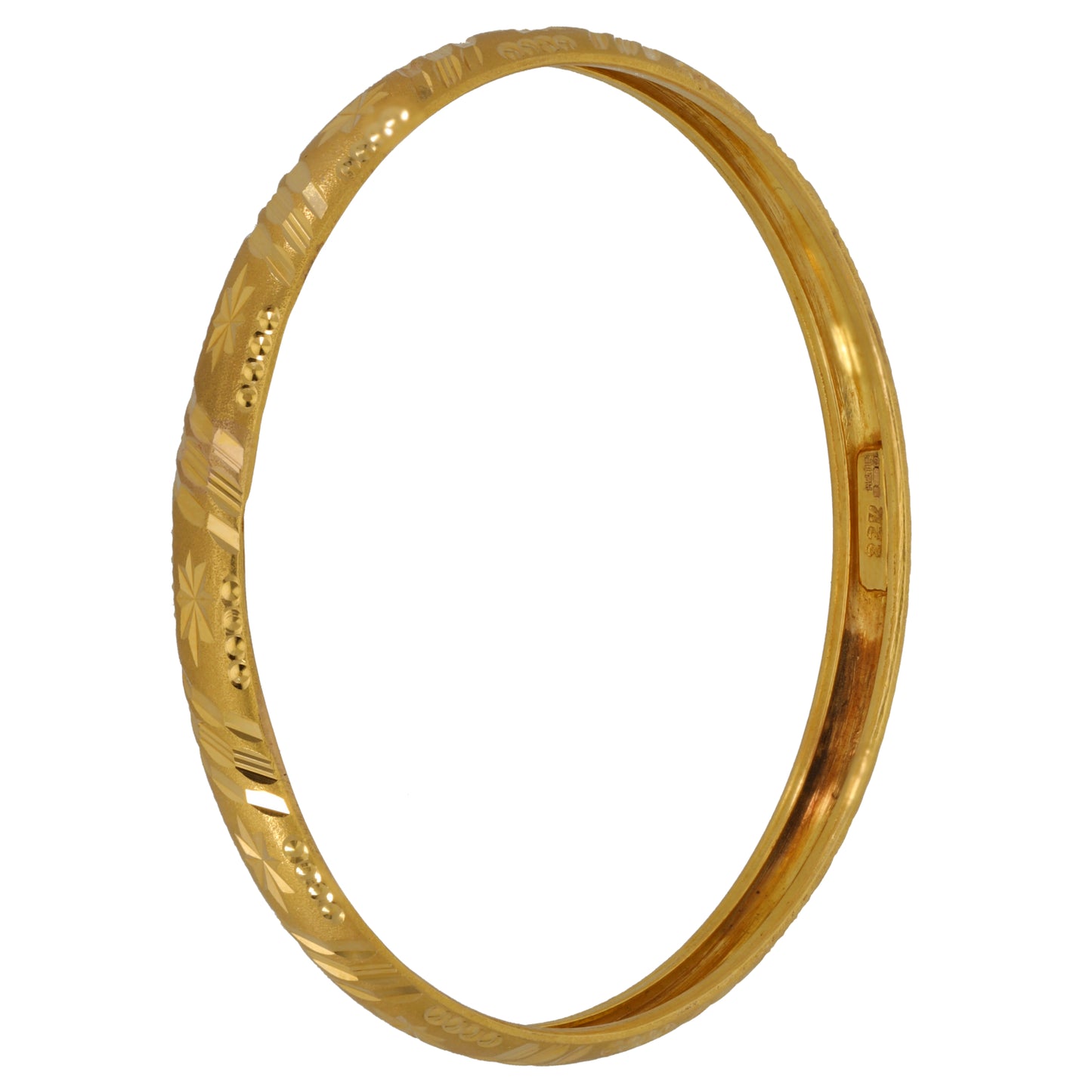 18ct Gold Alternative Bangle
