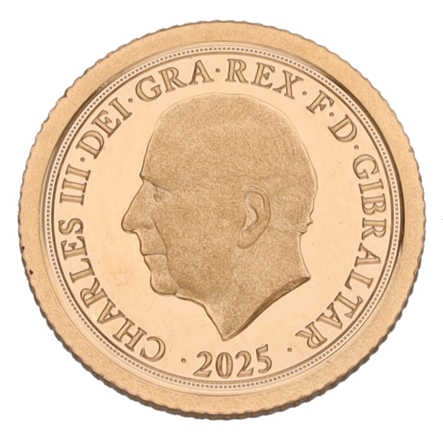 22ct Gold King Charles III Eighth Sovereign Coin 2025