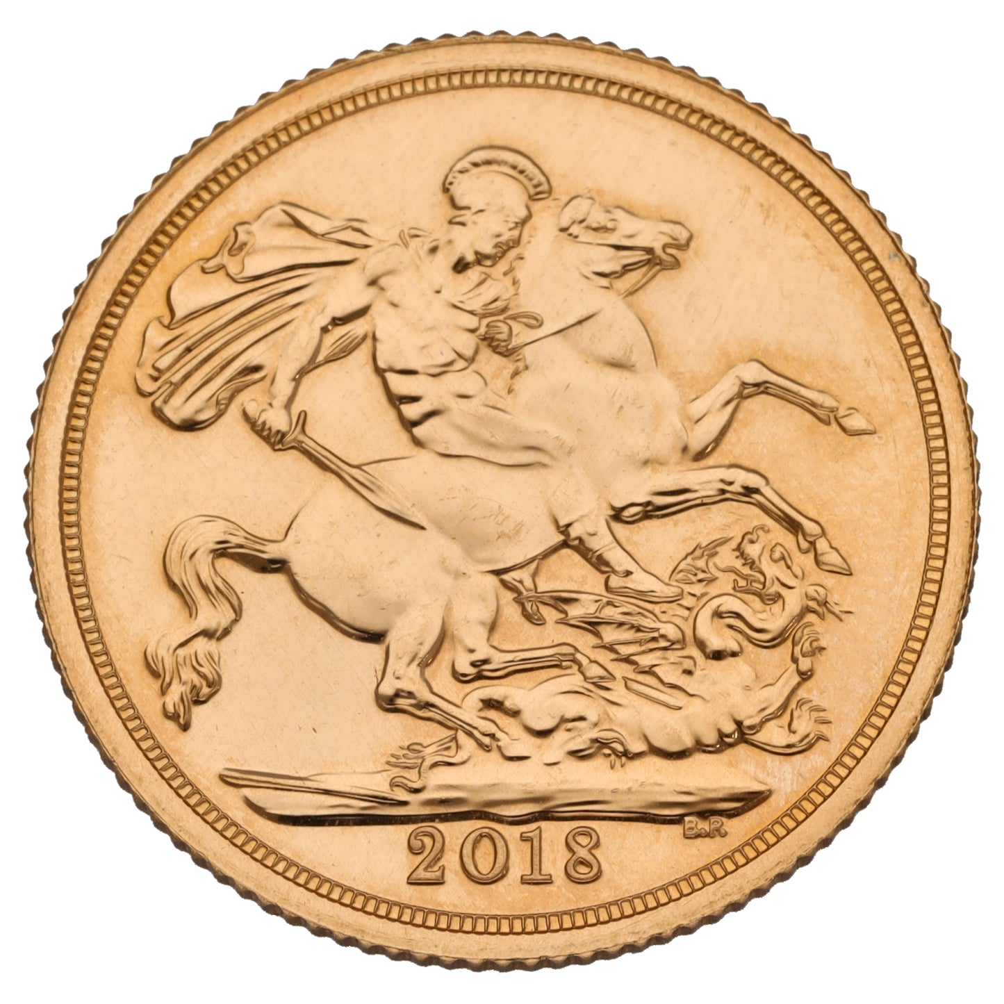 22ct Gold Queen Elizabeth II Full Sovereign Coin 2018