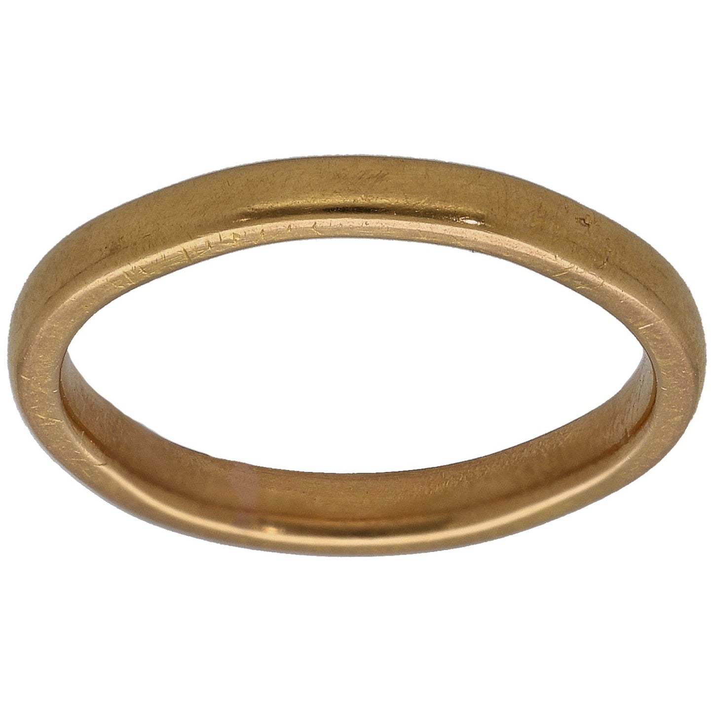 22ct Gold Plain Wedding Ring Size K