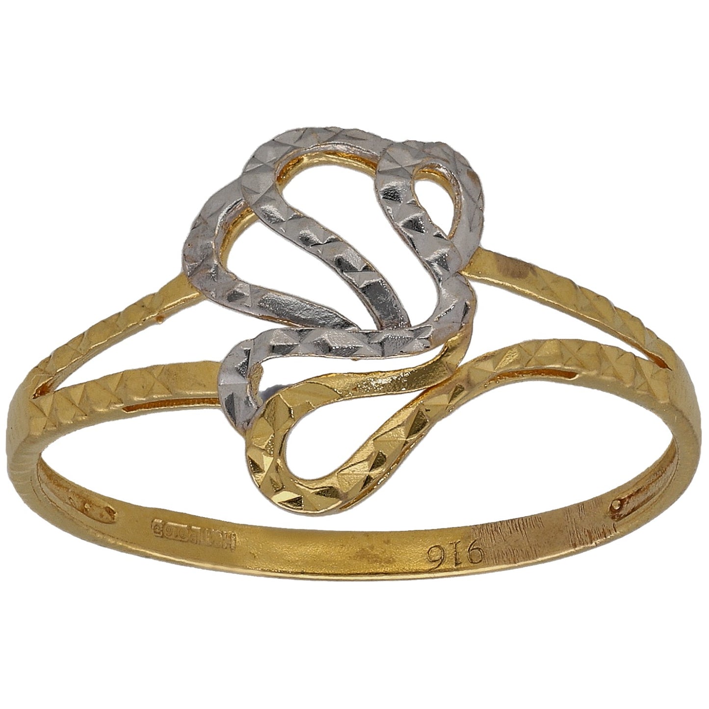 22ct Gold Alternative Ring Size Q