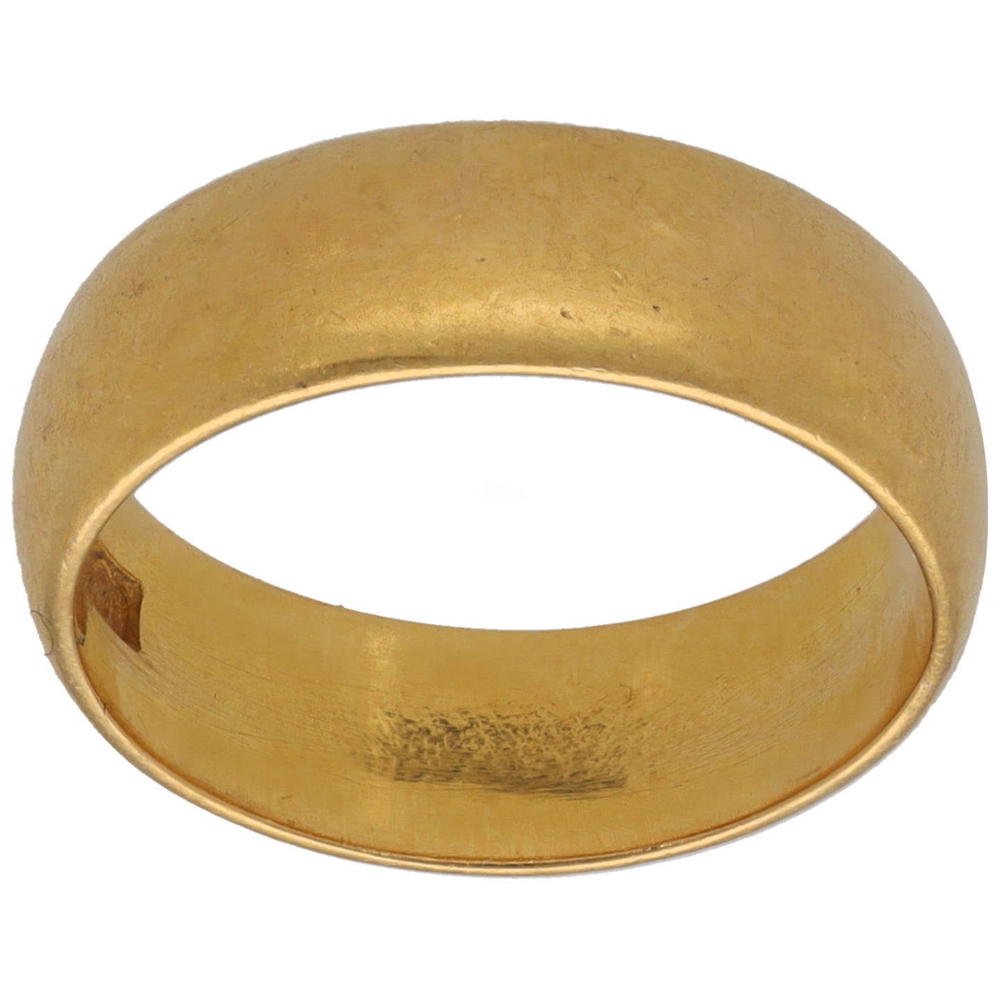 22ct Gold Plain Wedding Ring Size M