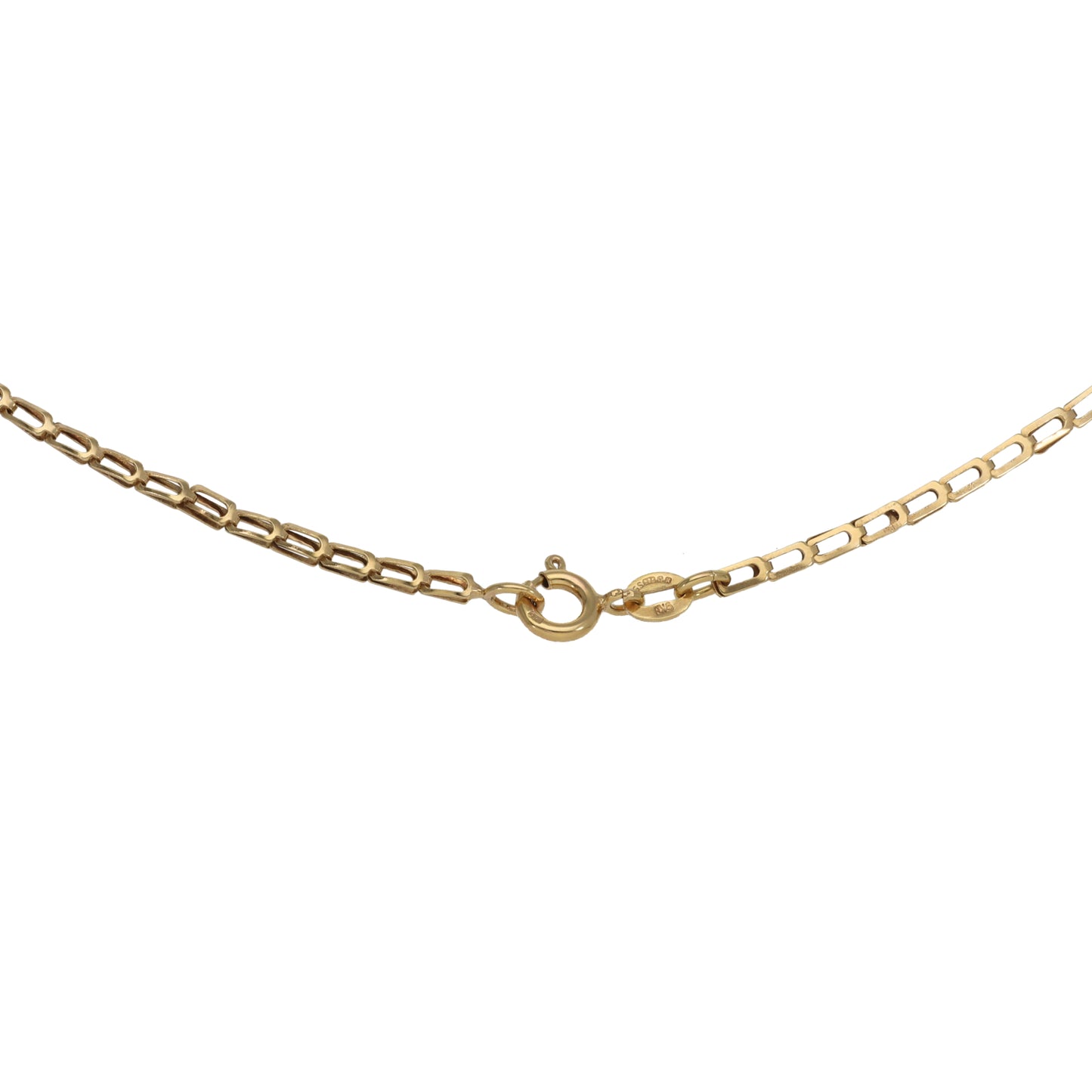 9ct Gold Fancy Necklace 16"