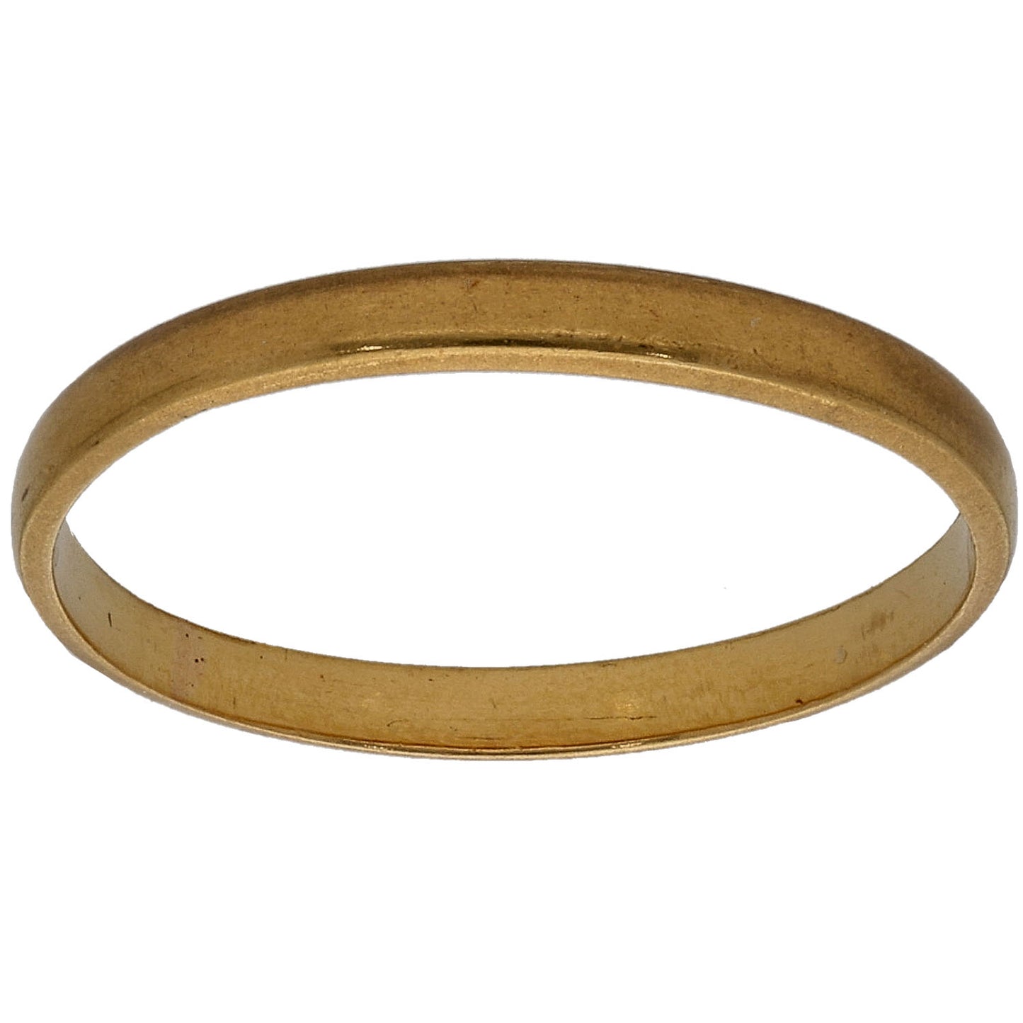 22ct Gold Plain Wedding Ring Size L