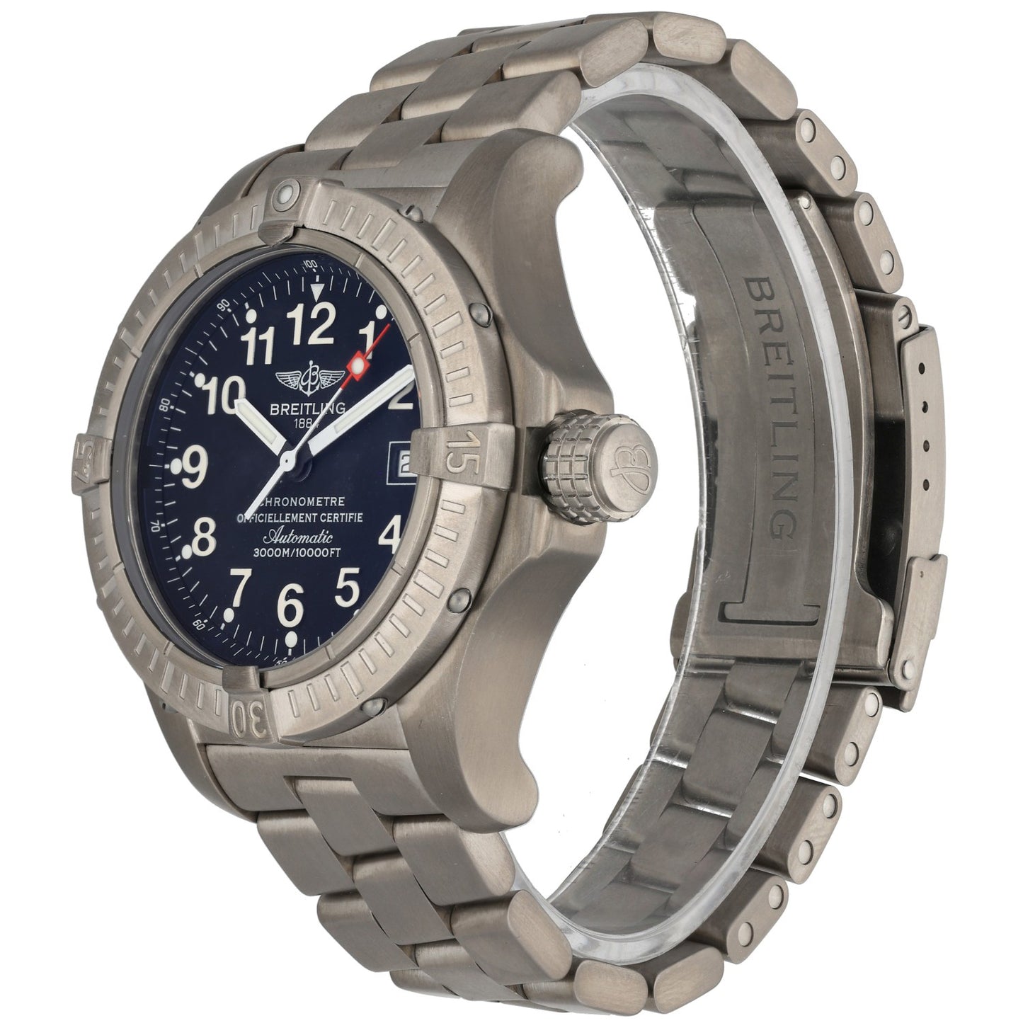 Breitling Avenger Seawolf E17370 44mm Titanium Watch
