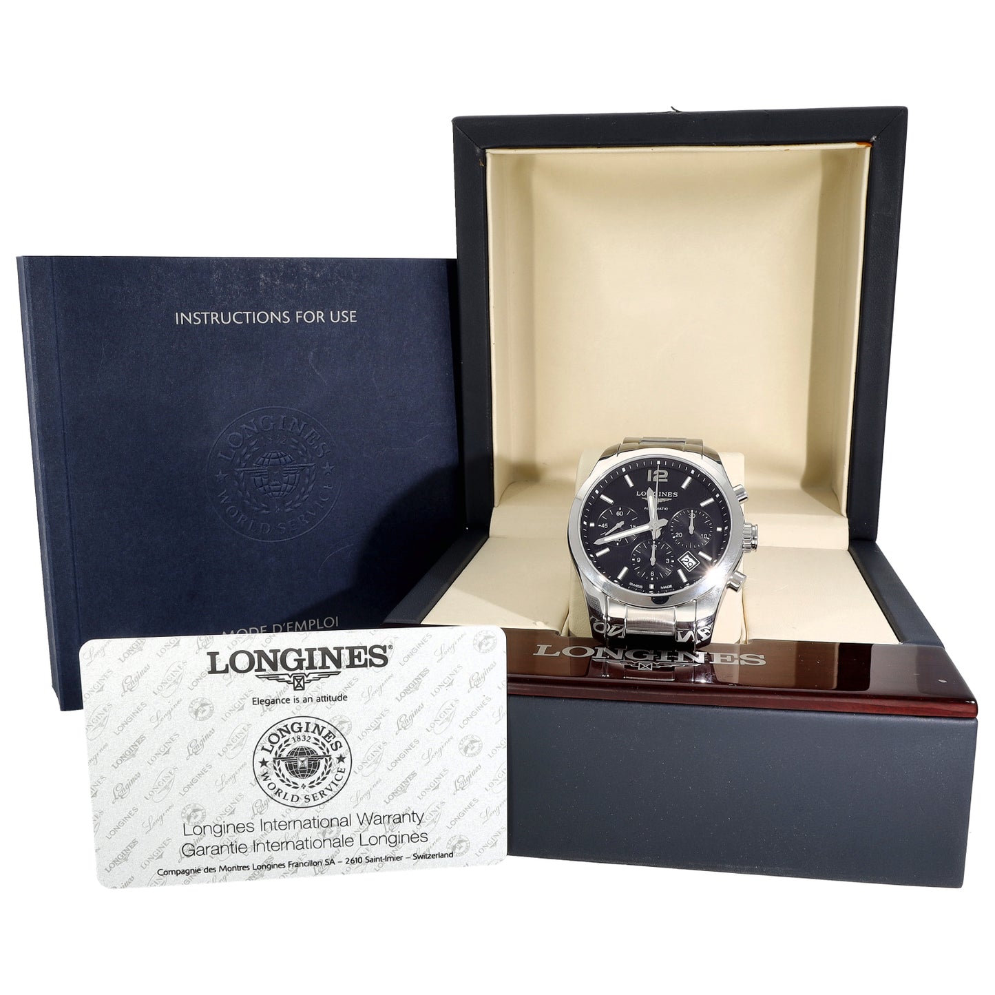 Longines Conquest Classic L2.786.4 41mm Stainless Steel Watch