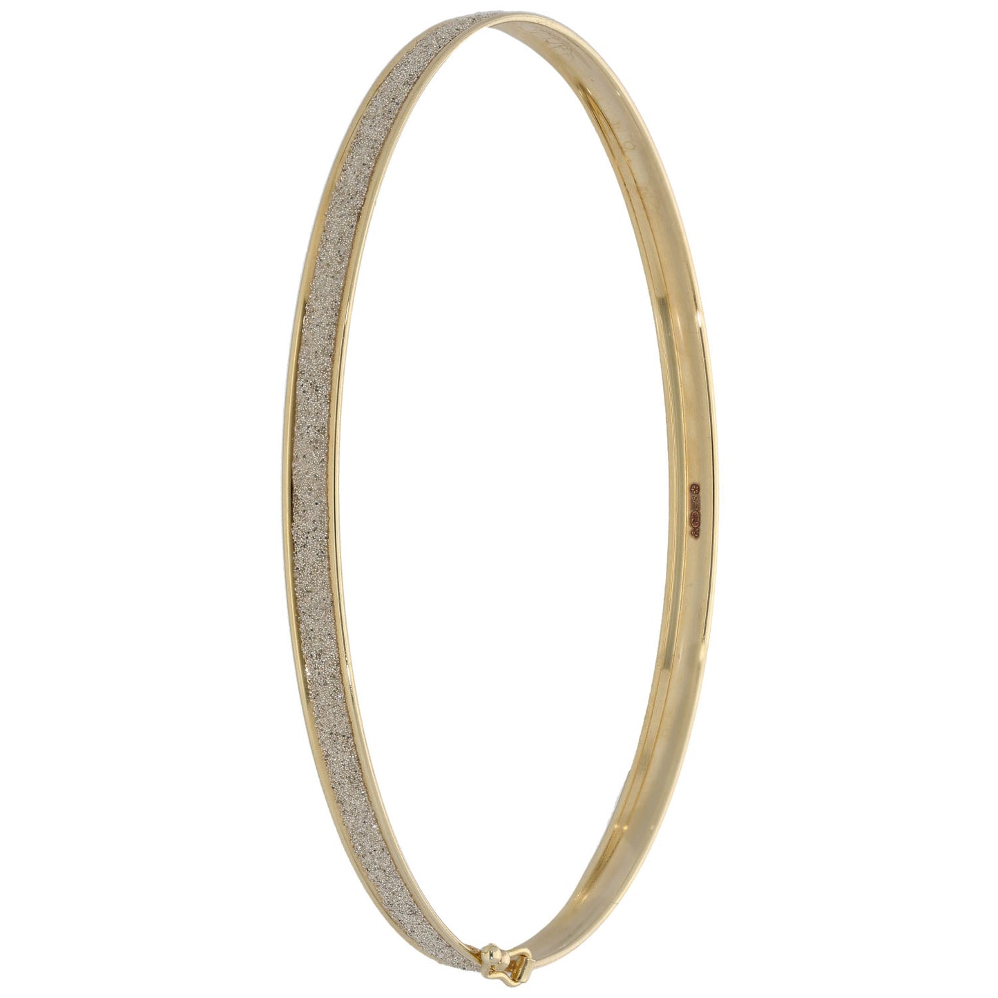 9ct Gold Hinged/Clasp Bangle