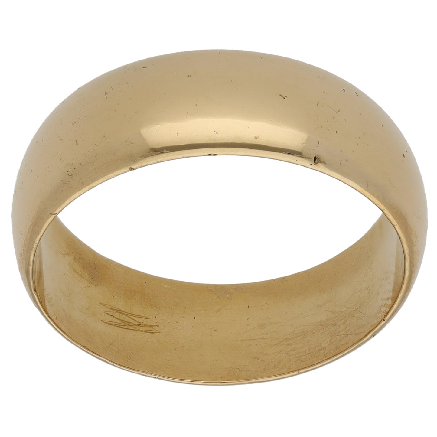9ct Gold Plain Wedding Ring Size W
