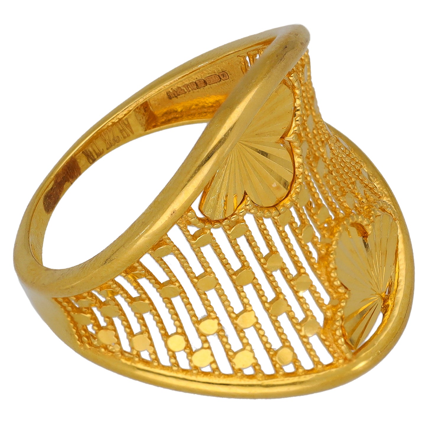 22ct Gold Alternative Ring Size P
