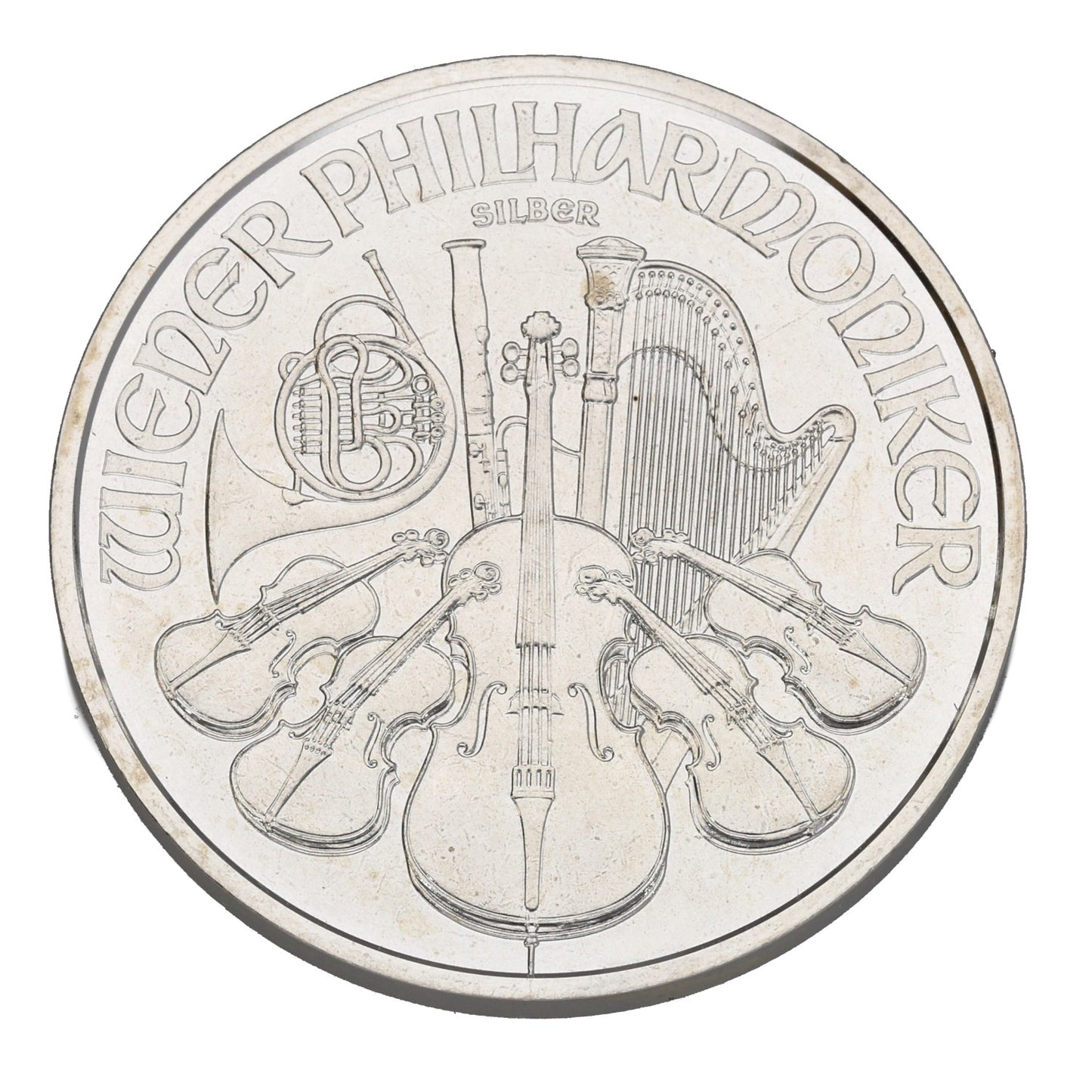 Fine Silver Austrian Philharmonic 1 OZ Coin 2021