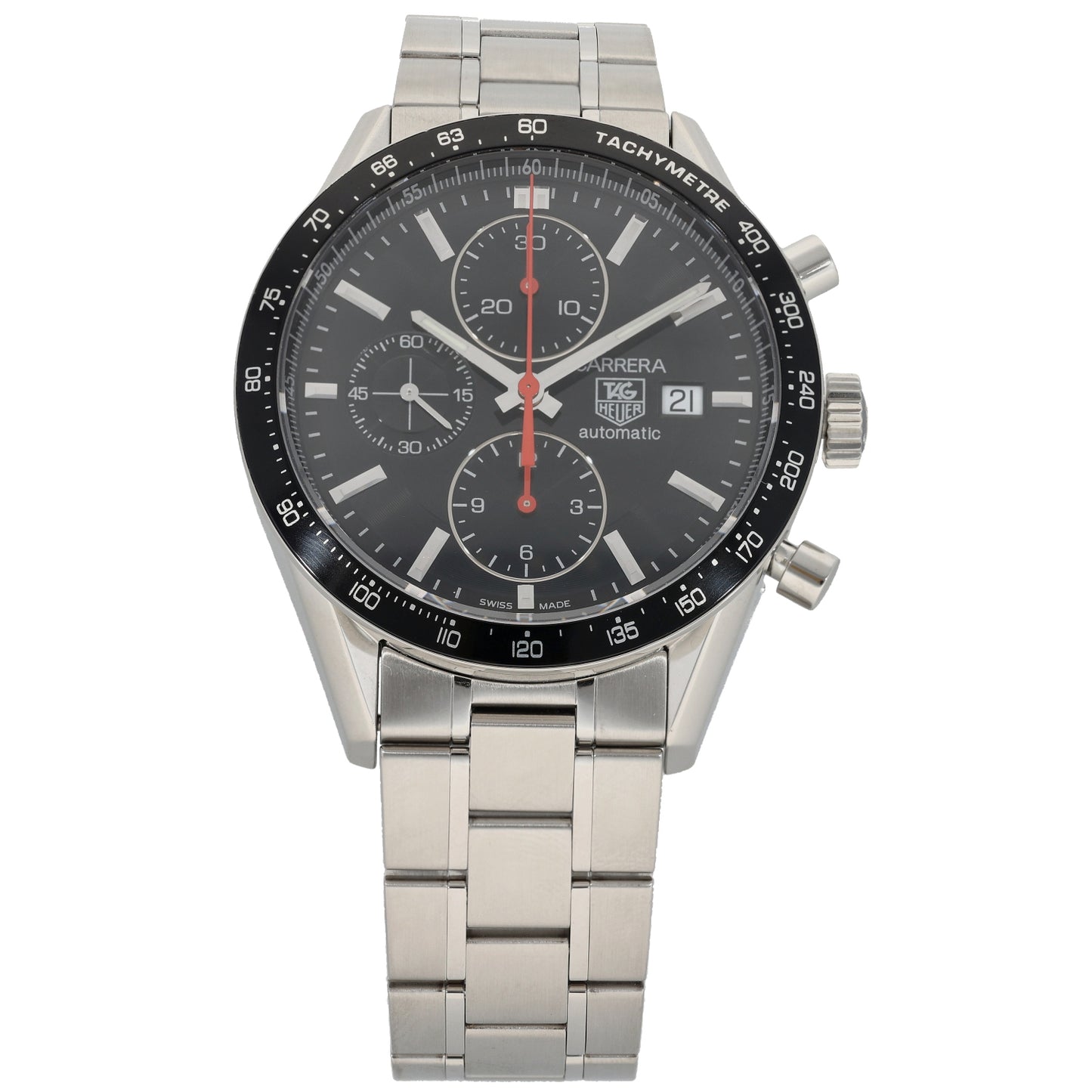 Tag Heuer Carrera CV2014-3 41mm Stainless Steel Watch