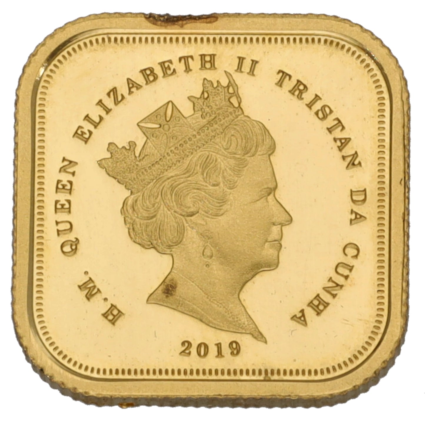 22ct Gold Queen Elizabeth II Quarter Sovereign Coin 2019