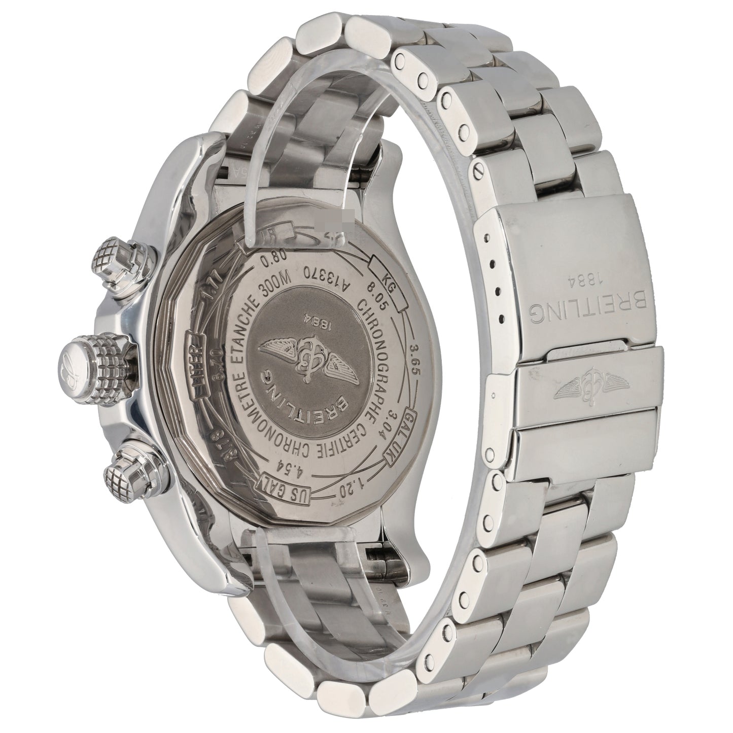 Breitling Super Avenger A13370 48mm Stainless Steel Watch