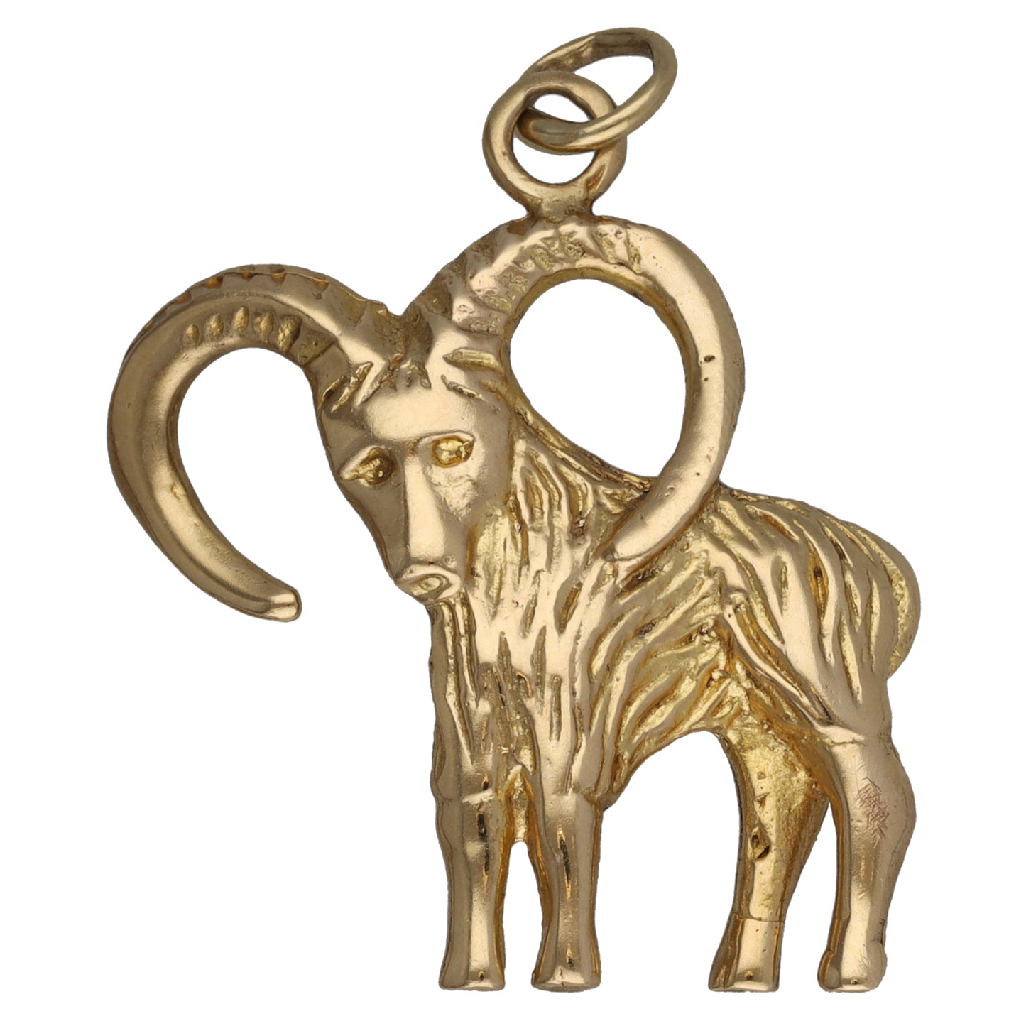 9ct Gold Ram Pendant