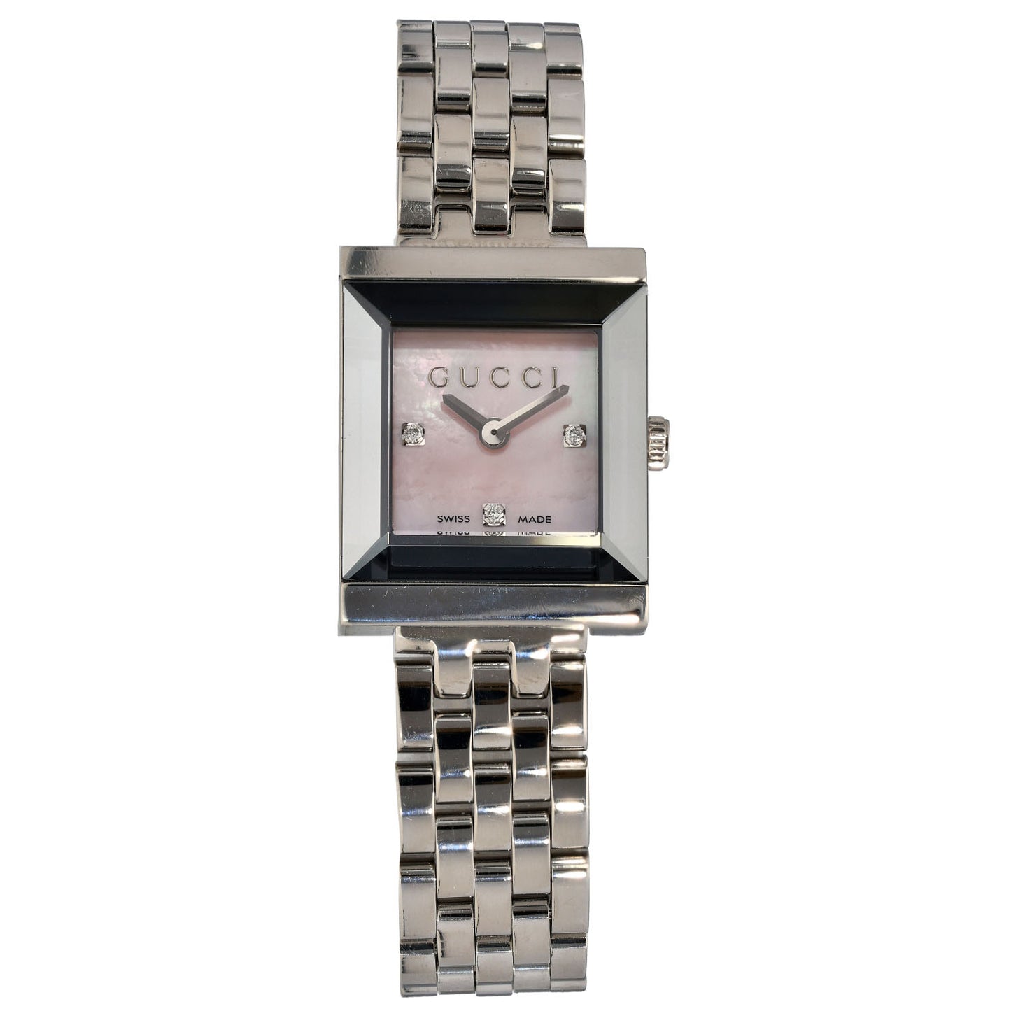 Gucci G-Frame 128.4 19mm Stainless Steel Watch