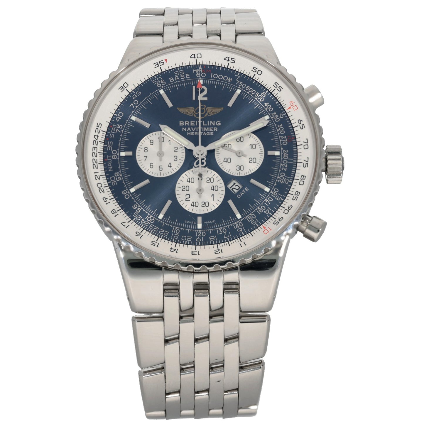 Breitling Navitimer Heritage A35340 43mm Stainless Steel Watch