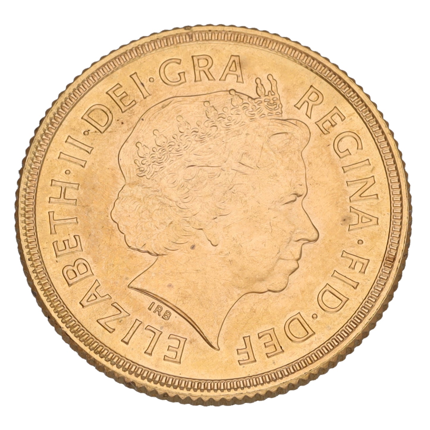 22ct Gold Queen Elizabeth II Full Sovereign Coin 2000