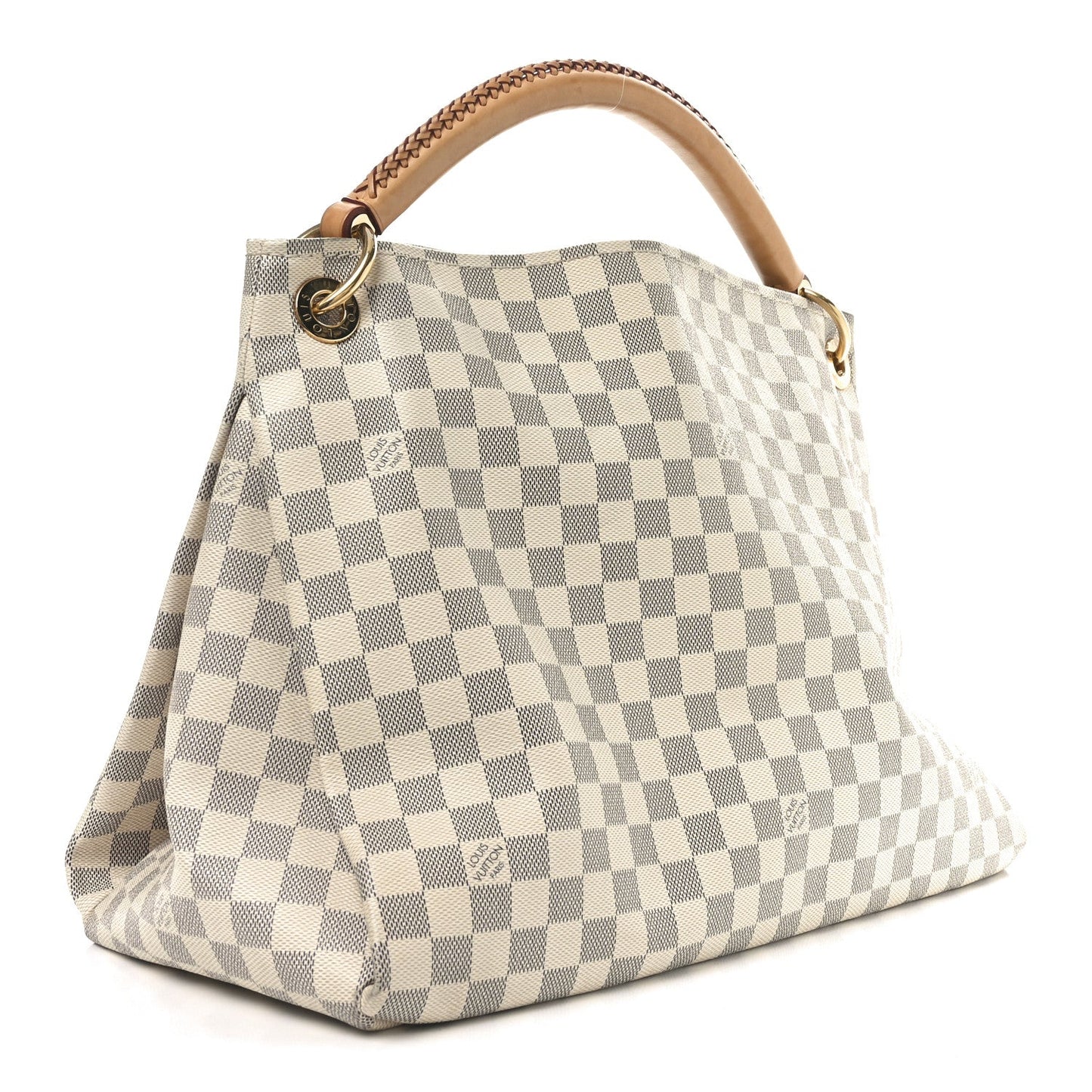 Louis Vuitton Damier Azur Artsy MM Coated Canvas Bag - White & Blue