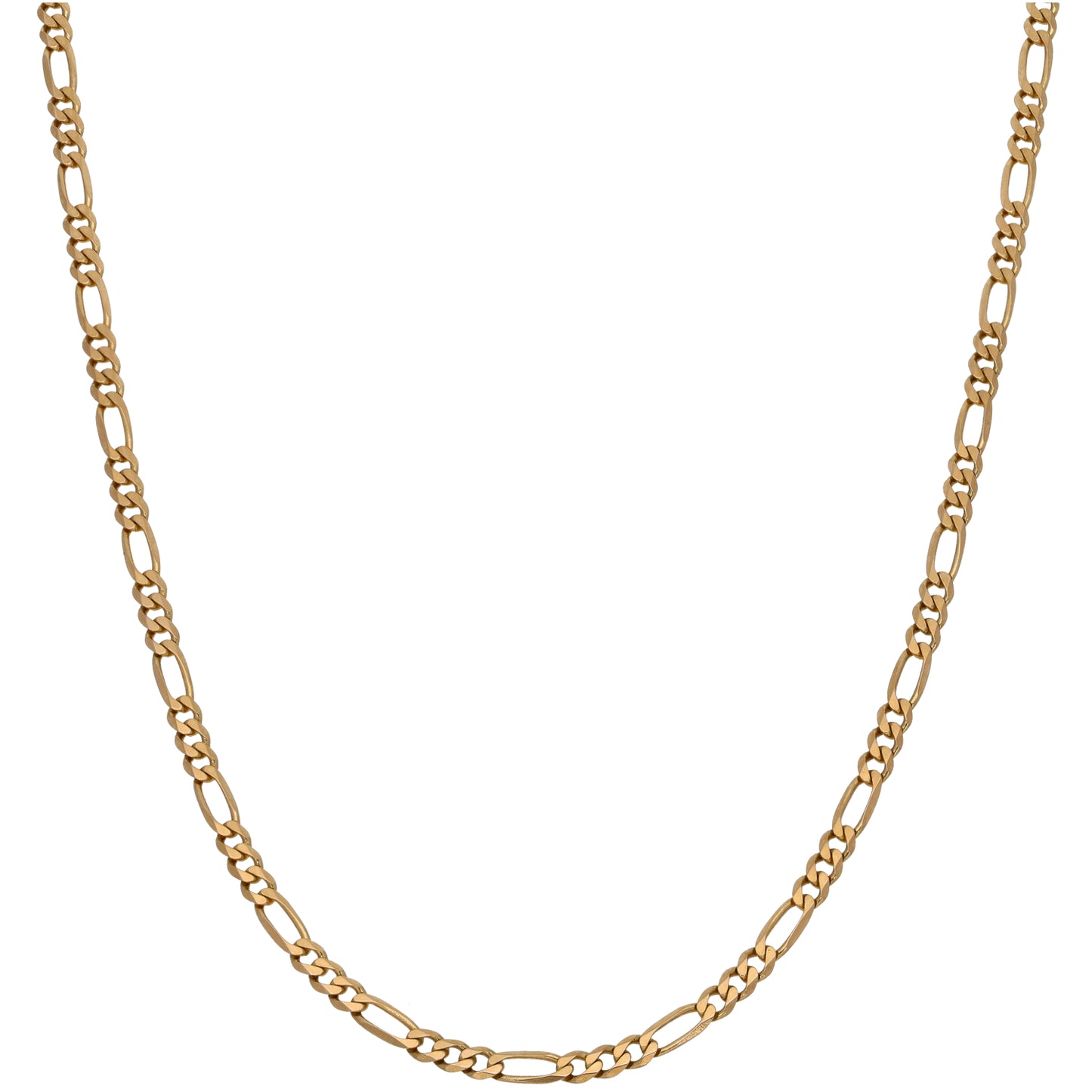 9ct Gold Figaro Chain 18"