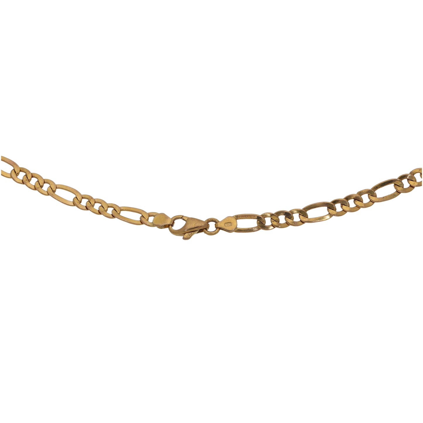 9ct Gold Figaro Chain 16"