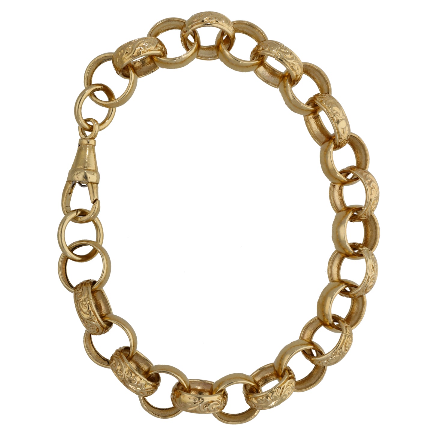 9ct Gold Belcher Bracelet