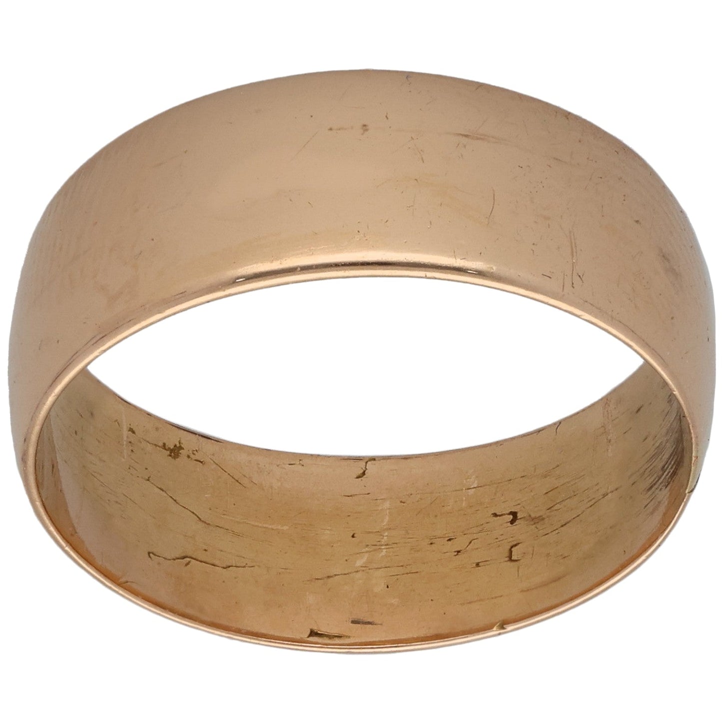 18ct Gold Plain Wedding Ring Size Q