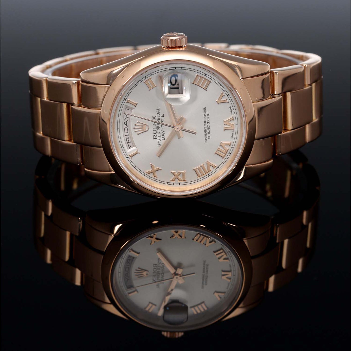 Rolex Day-Date 36 118205 36mm Rose Gold Watch