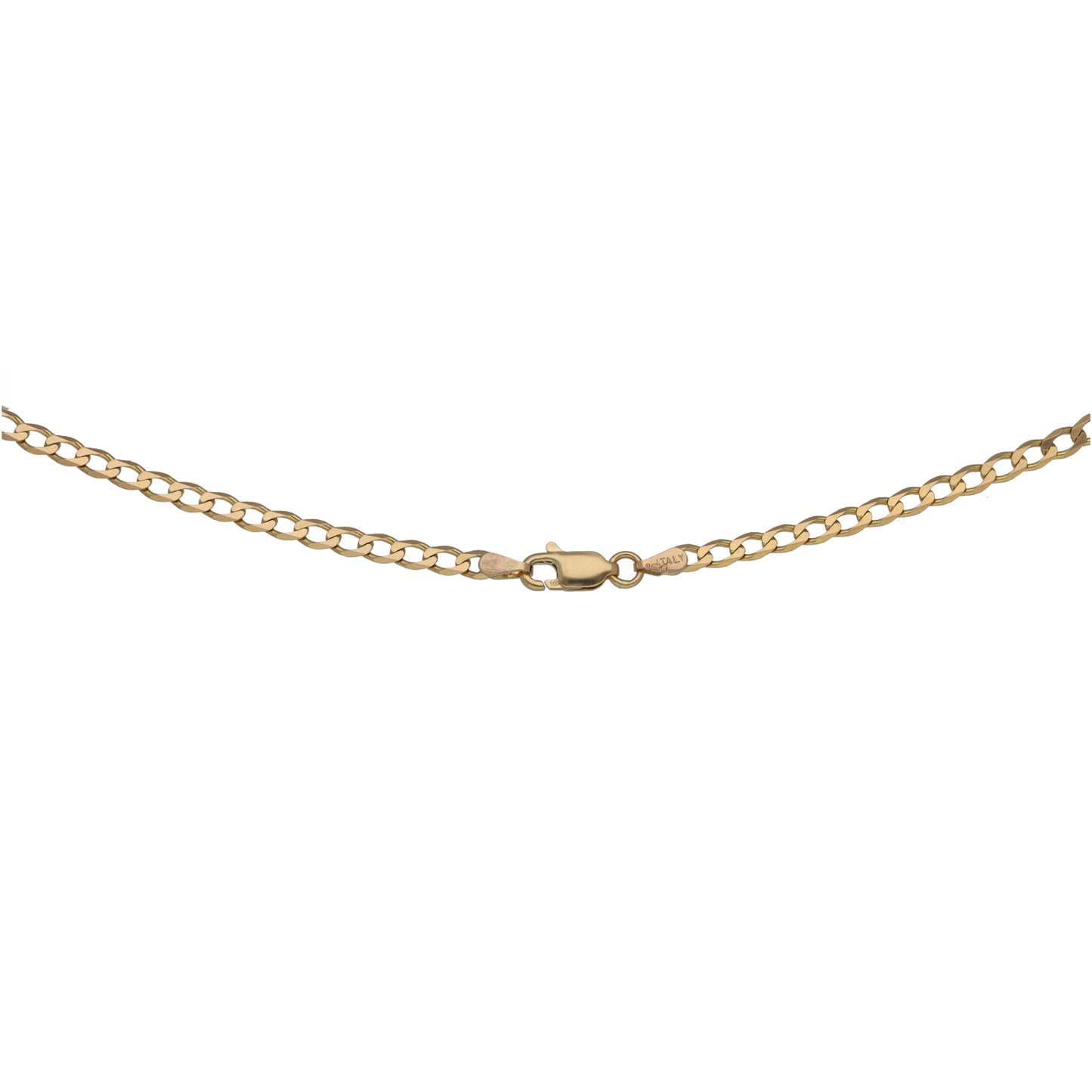 9ct Gold Curb Chain 22"
