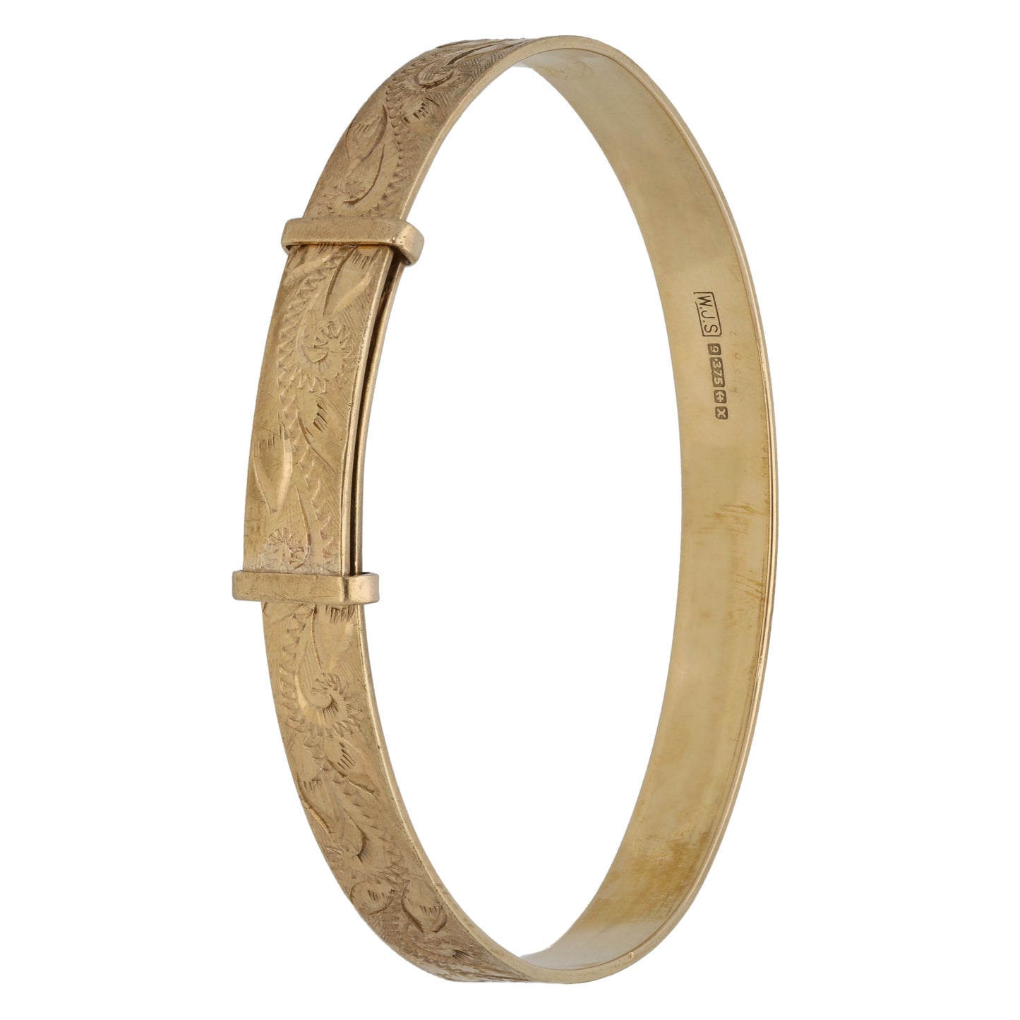 9ct Gold Expanding Bangle