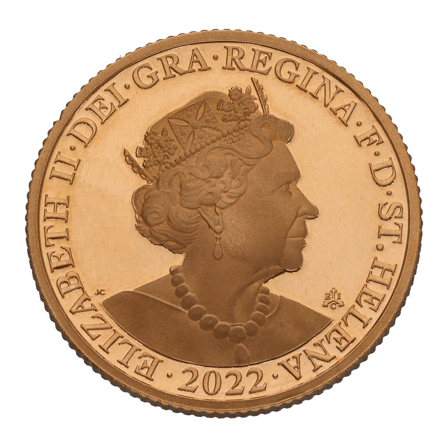 22ct Gold Queen Elizabeth II Full Sovereign Coin 2022