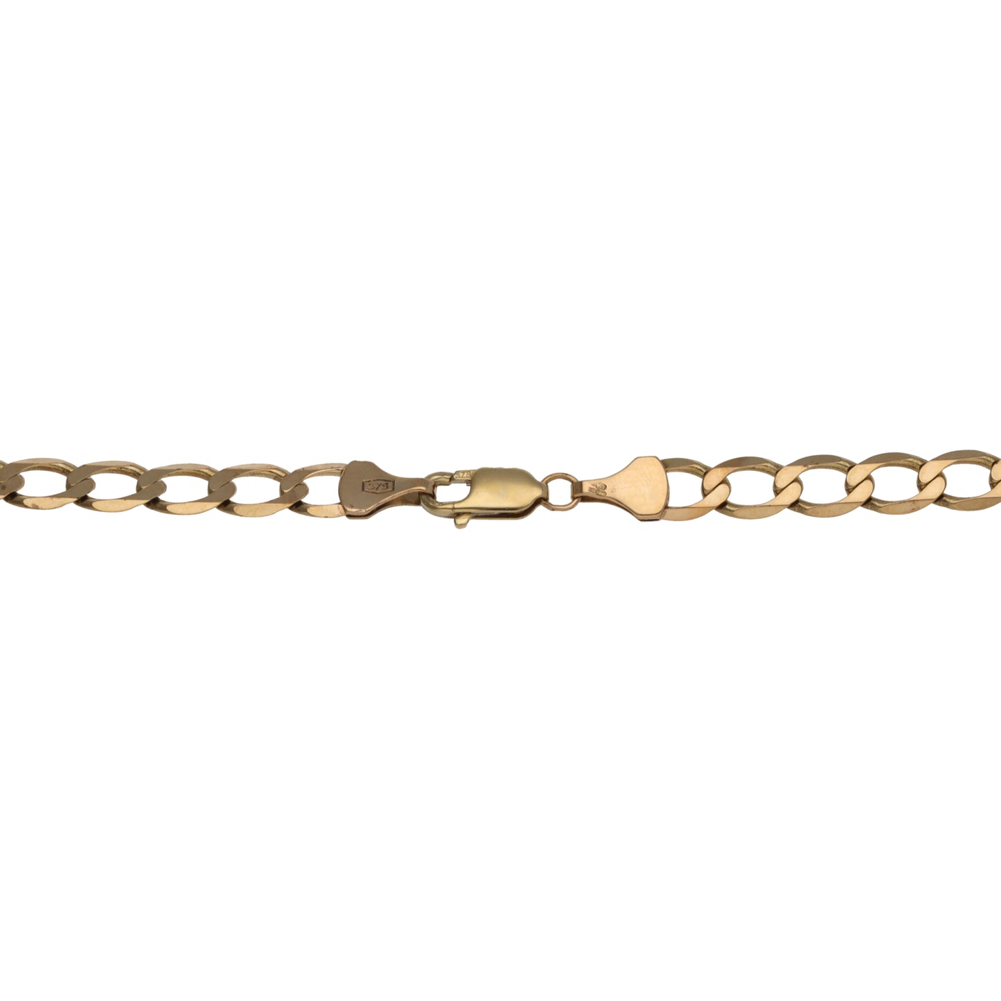 9ct Gold Curb Chain 22"