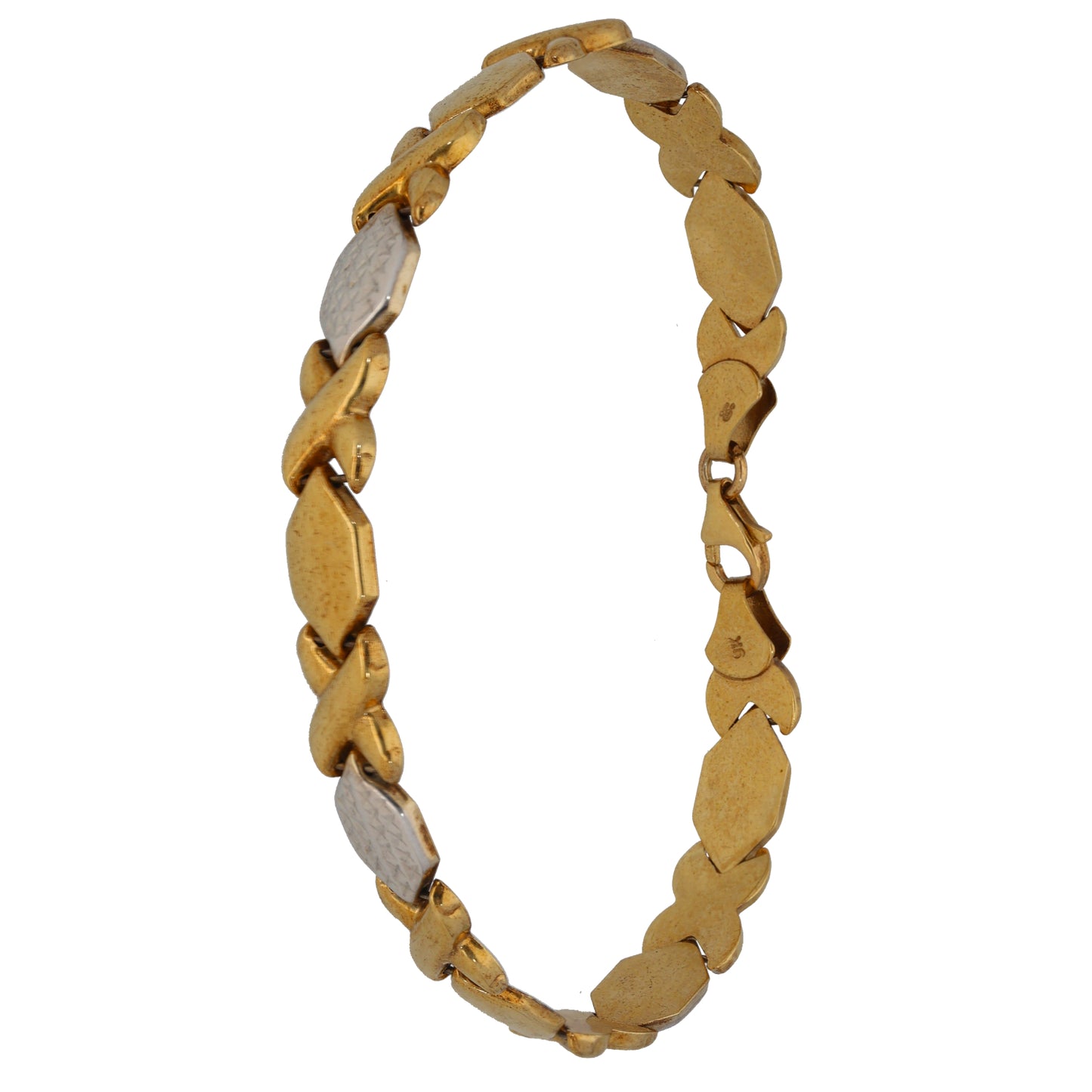 9ct Bi-Colour Gold Alternative Bracelet
