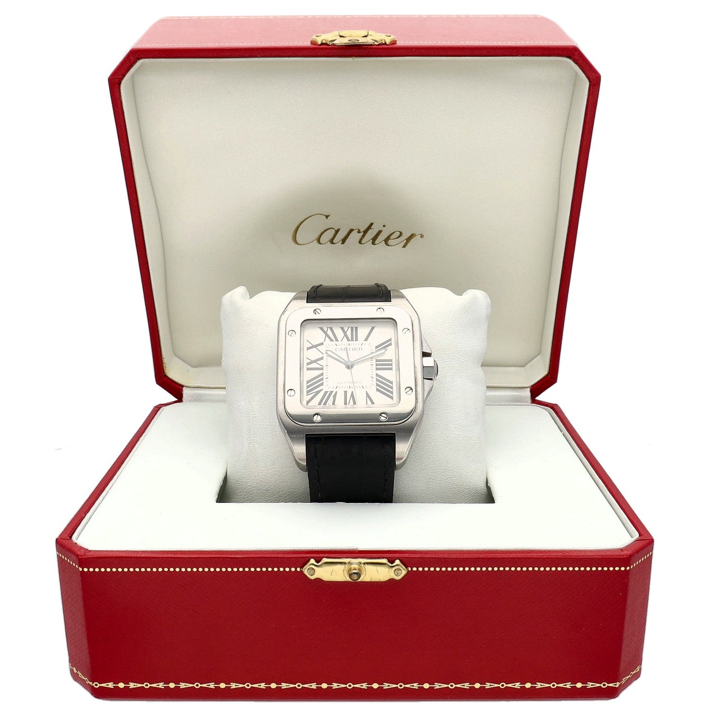 Cartier Santos 100 W20073X8 41mm Stainless Steel Watch