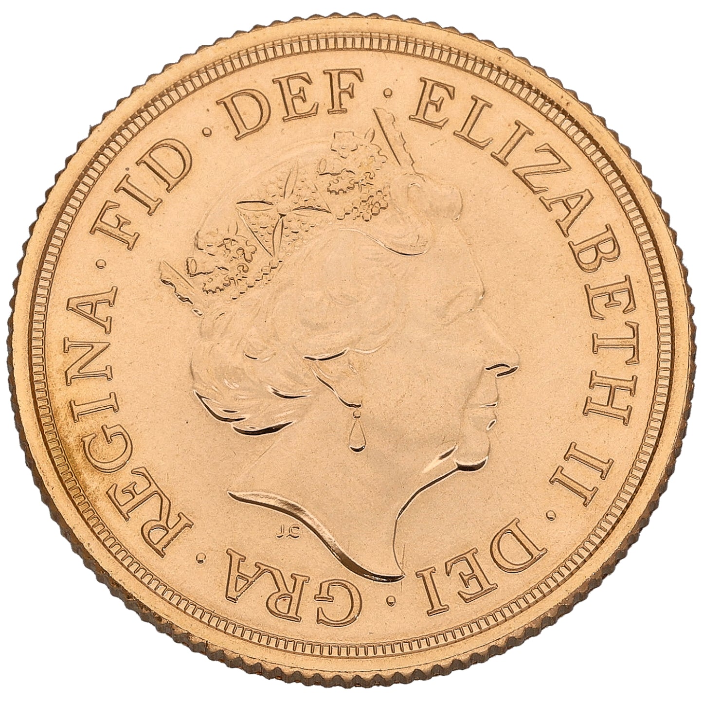 22ct Gold Queen Elizabeth II Full Sovereign Coin 2020