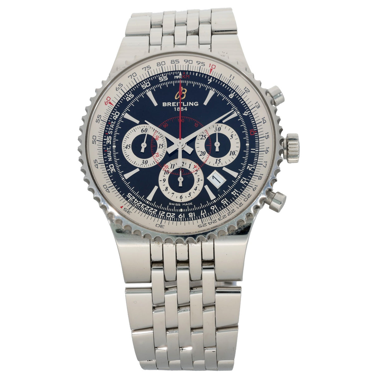 Breitling Montbrillant A23351 47mm Stainless Steel Watch