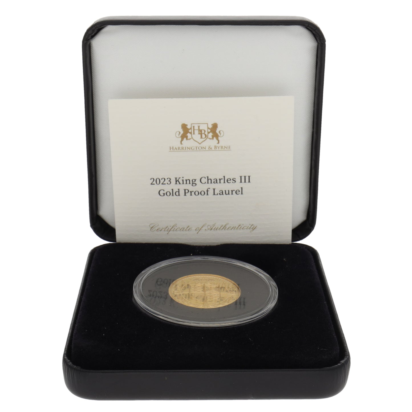 22ct Gold King Charles III One Laurel Coin 2023