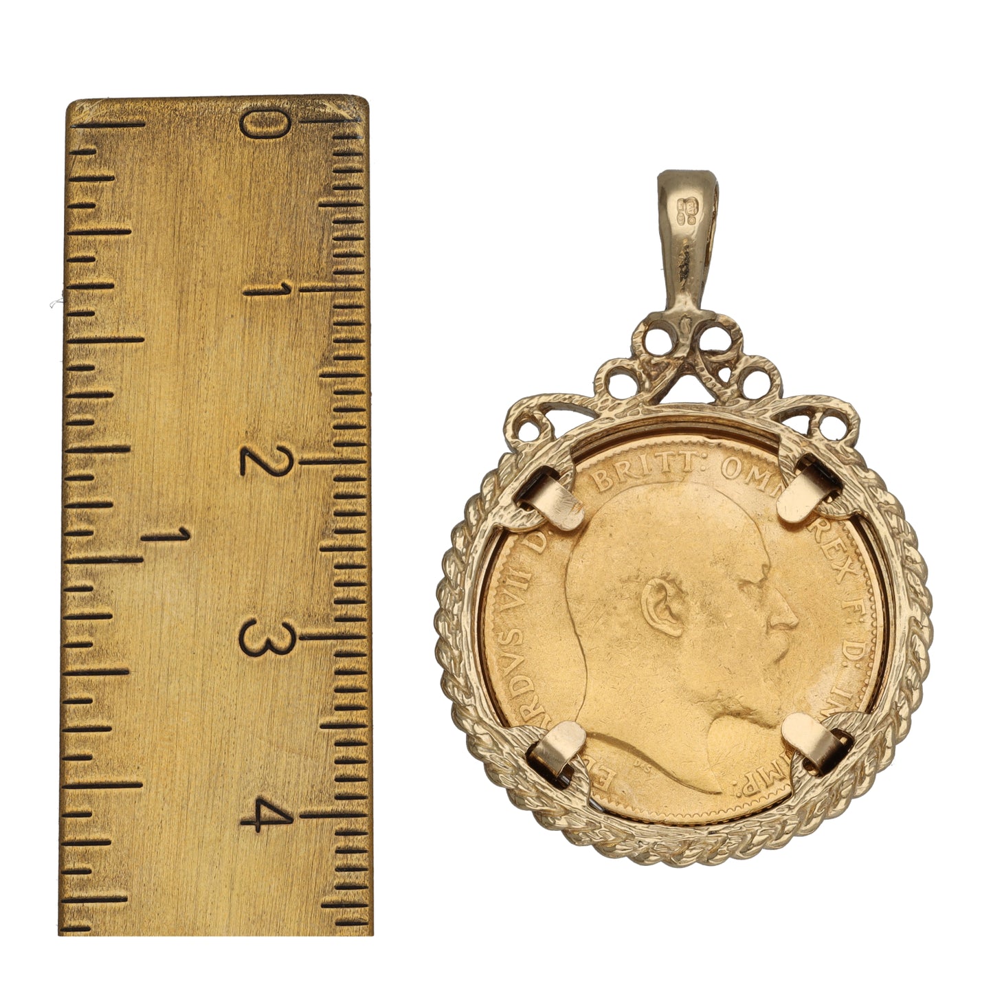 9ct Gold Coin Pendant