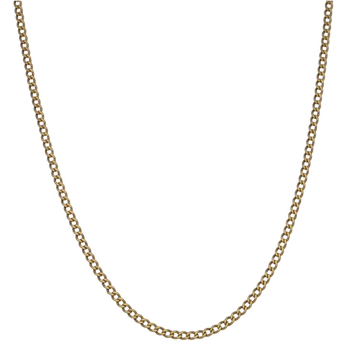9ct Gold Curb Chain 20"