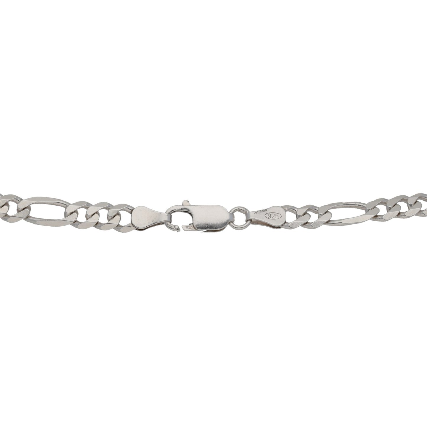 Sterling Silver Figaro Chain 30"