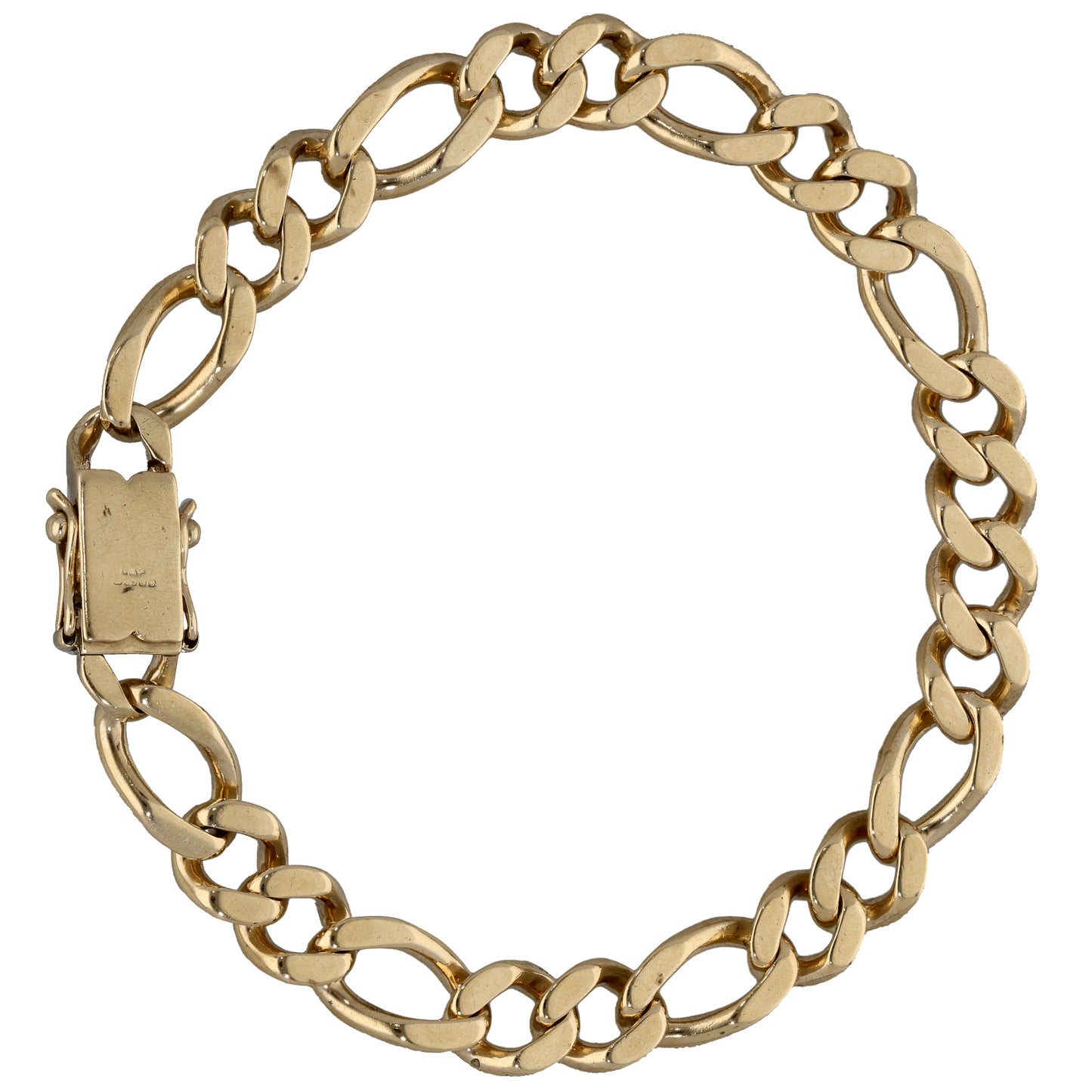 9ct Gold Figaro Bracelet