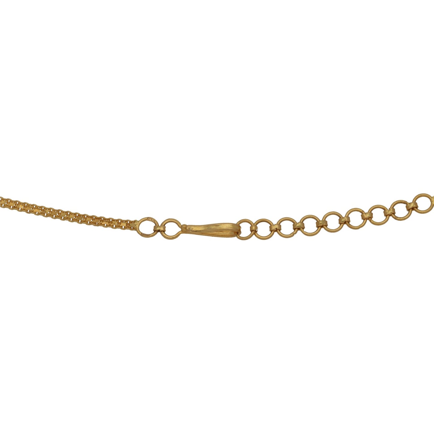 22ct Gold Fancy Necklace 14"