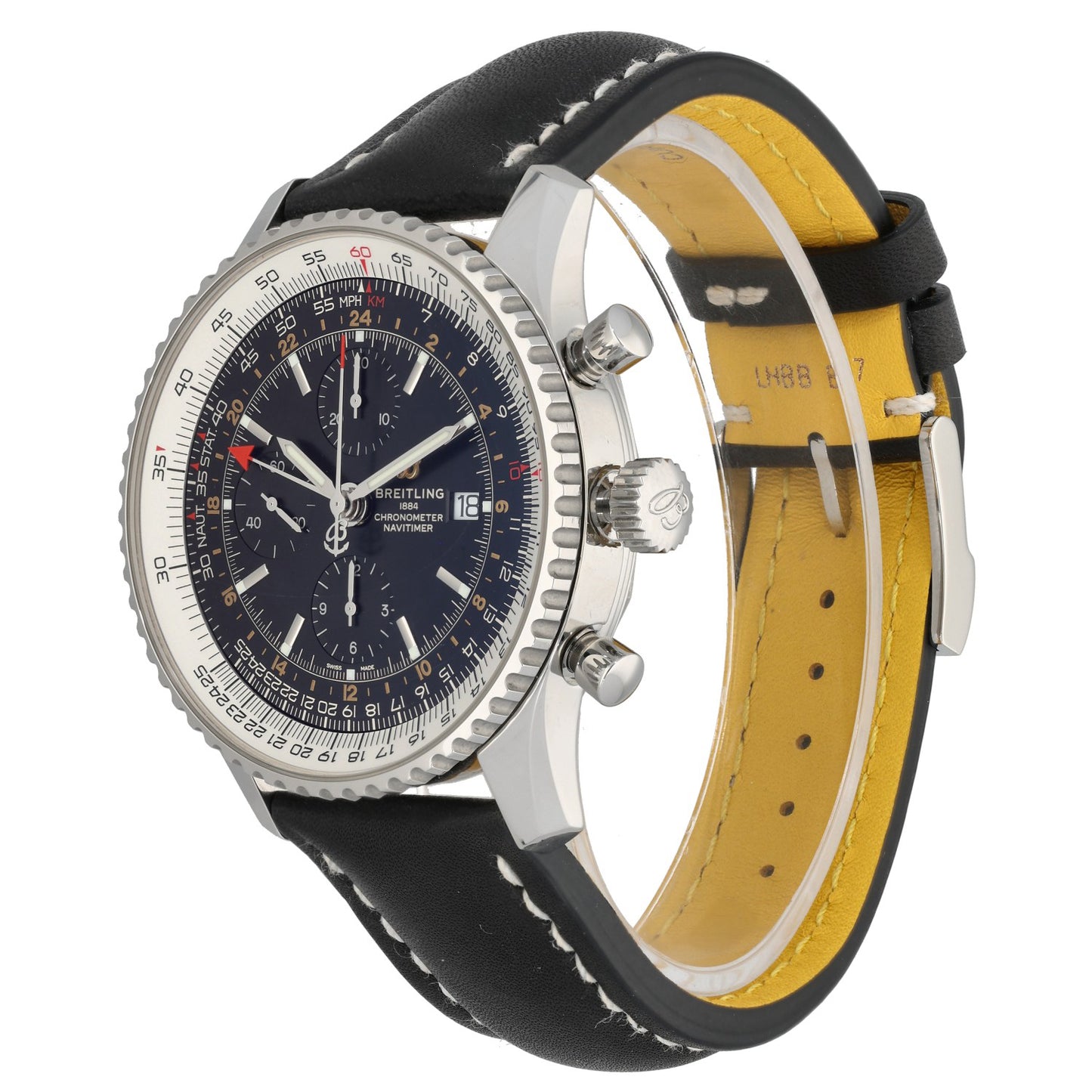 Breitling Navitimer World A24322 45mm Stainless Steel Watch