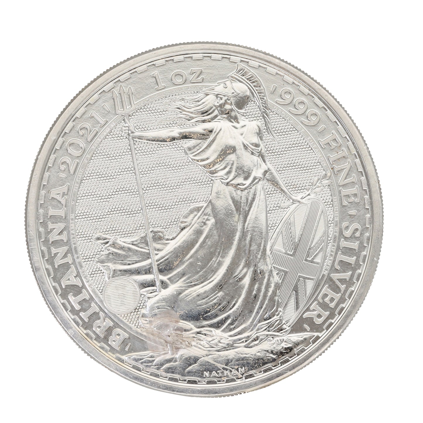 Fine Silver Queen Elizabeth II 1 OZ Britannia Coin 2021